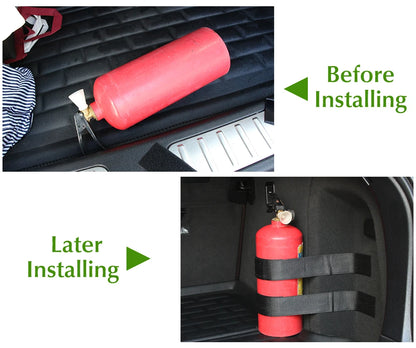 Mercedes-Benz Fire Extinguisher Strap Set - 4 Pieces Car Safety Kit