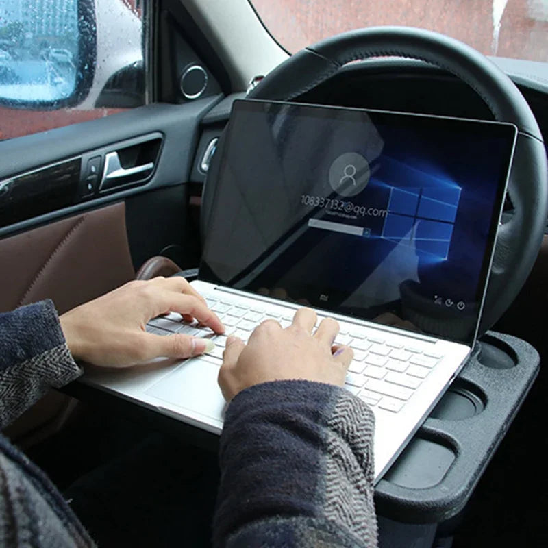 Car Steering Wheel Dining Table Tray - Multi-Functional Car Desk