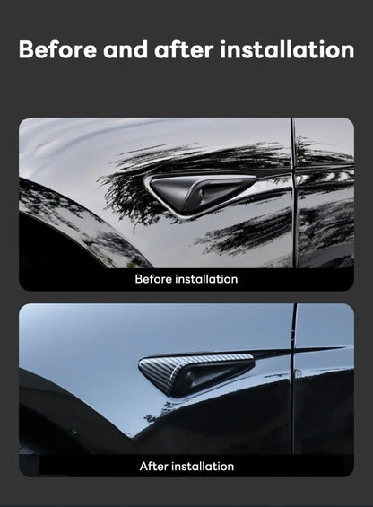 Tesla Model 3 Highland 2024 Yan Kamera Koruyucu Kapak - ABS Lens Koruma