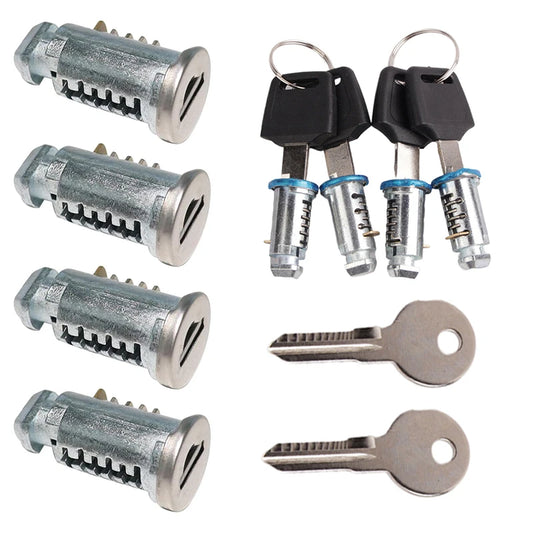 Roof Rack Locks & Keys - Lock Cylinder Kit for Car Luggage System