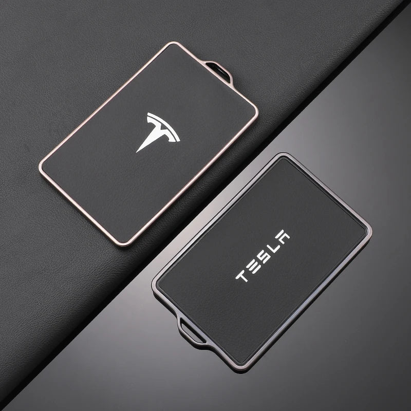 Tesla Key Case TPU Leather - NFC Key Fob Cover Model 3 S X Y