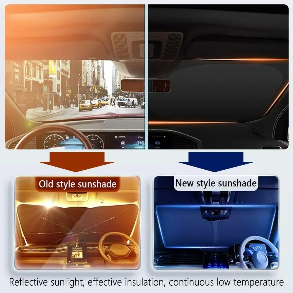 Car Windshield Sun Shade Cover - UV Protection for Car Truck SUV
