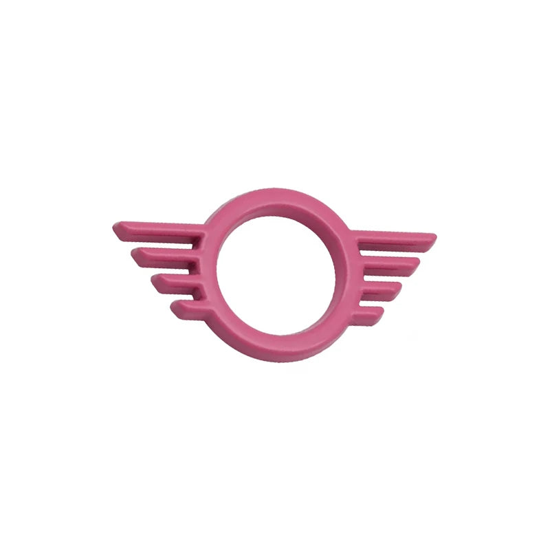 3D Metal Car Door Lock Pin Wing Emblem Badge - Mini Cooper