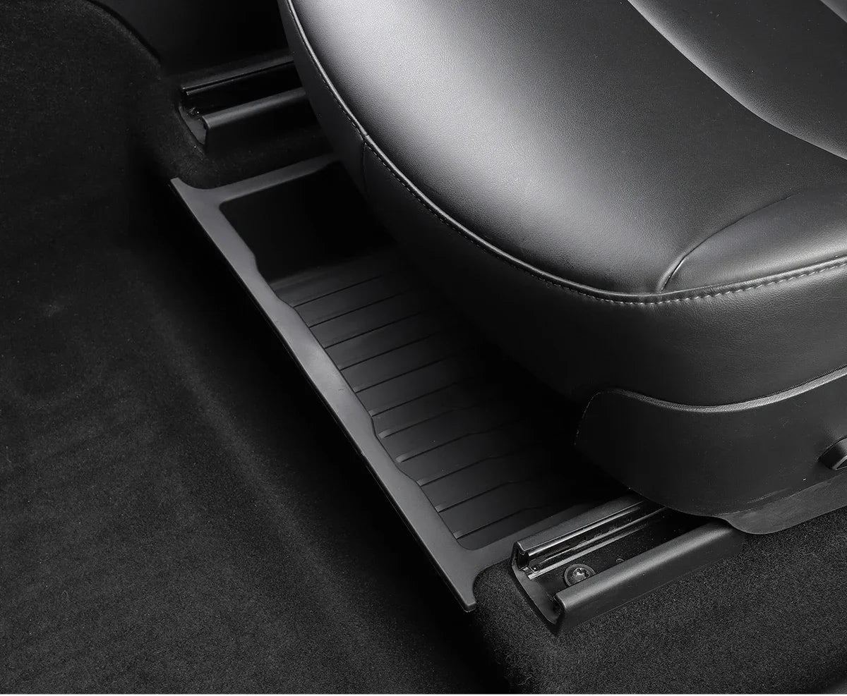 Tesla Model Y Under Seat Storage Box - Hidden Drawer Organizer 2021-2024