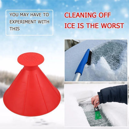 Magic Cone Ice Scraper - Winter Windshield Snow Remover Tool