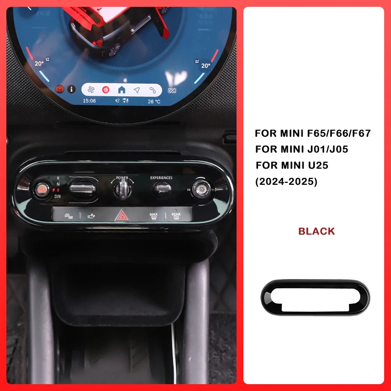 Car Central Control Button Frame Sticker - Mini Countryman 2024-2025