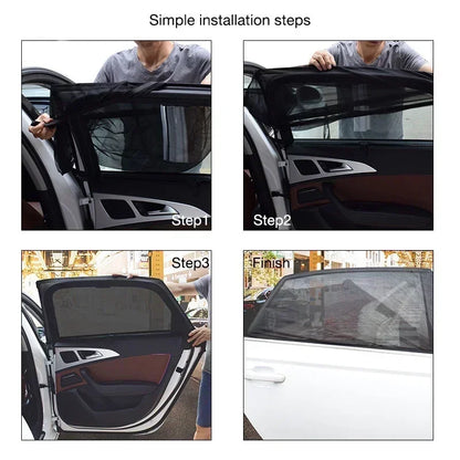 Car Sunshade for Front Windshield & Side Windows - Large Size