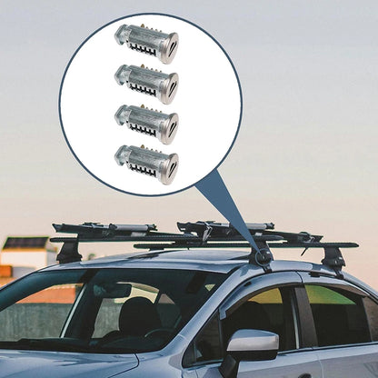 Roof Rack Locks & Keys - Lock Cylinder Kit for Car Luggage System