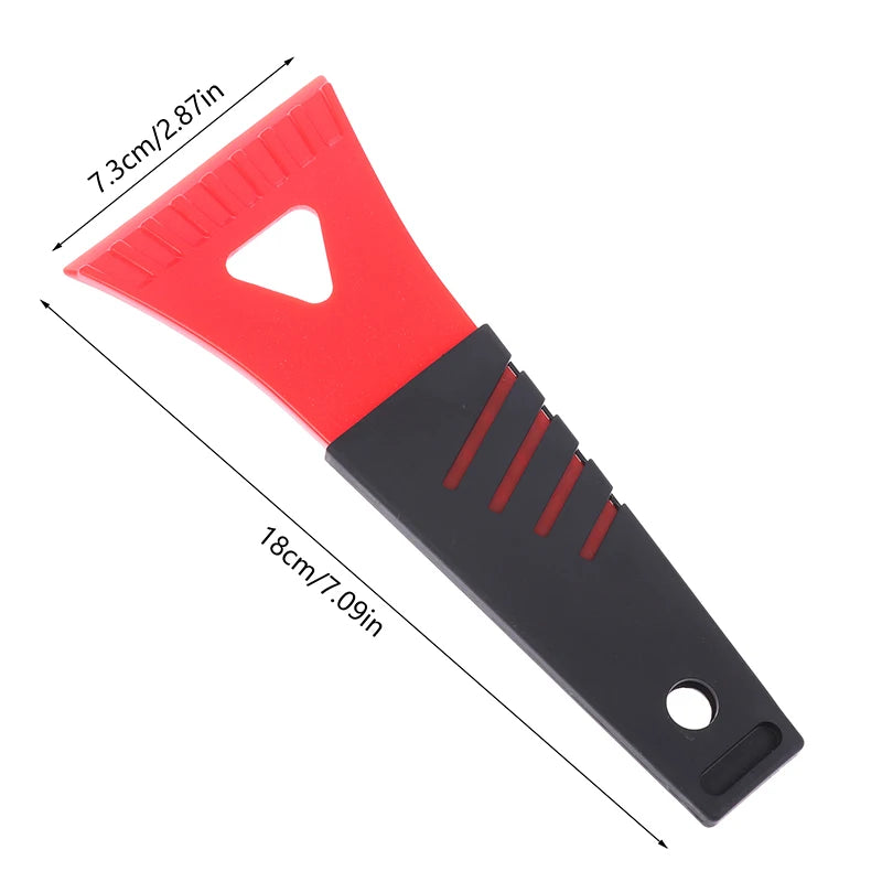 Mini Plastic Ice Scraper - Car Windshield Frost Removal Tool
