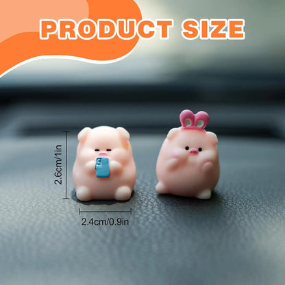 Cute Mini Animal Car Dashboard Accessories - Rearview Mirror Decor
