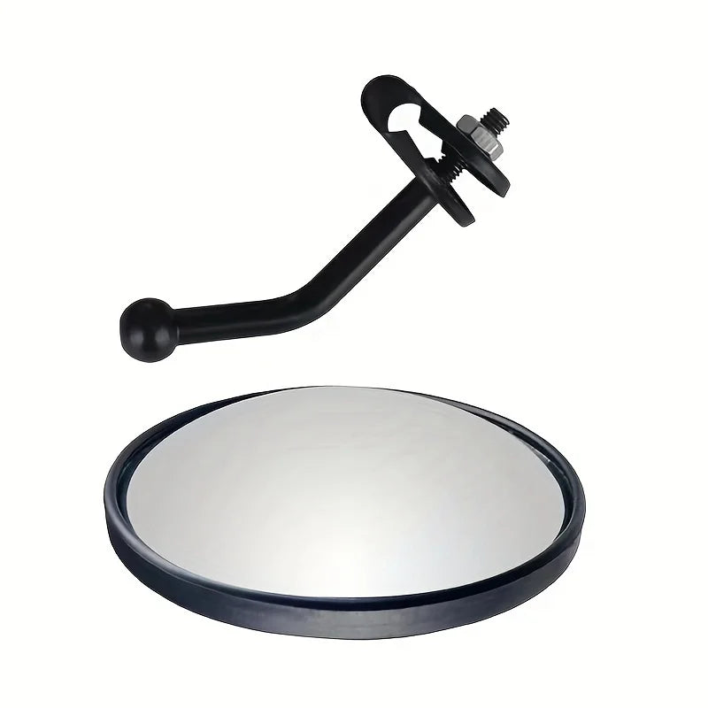 Truck Convex Mirror with Rod - Round Auxiliary Reversing Mirror