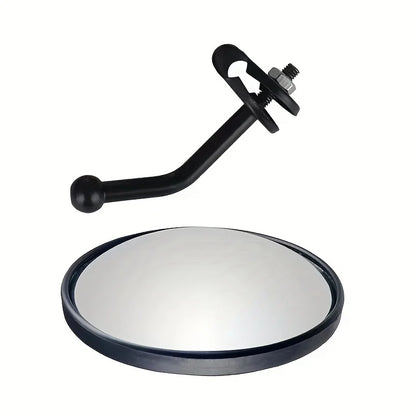 Truck Convex Mirror with Rod - Round Auxiliary Reversing Mirror
