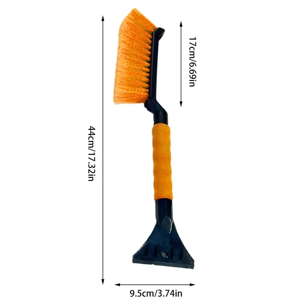 Car Snow Brush Ice Scraper - 2-in-1 Ergonomic Winter Tool