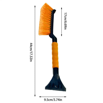 Car Snow Brush Ice Scraper - 2-in-1 Ergonomic Winter Tool