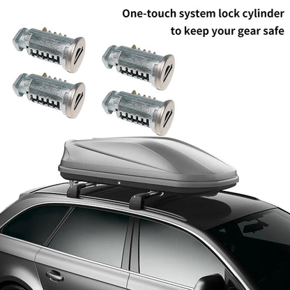 Roof Rack Locks & Keys - Lock Cylinder Kit for Car Luggage System