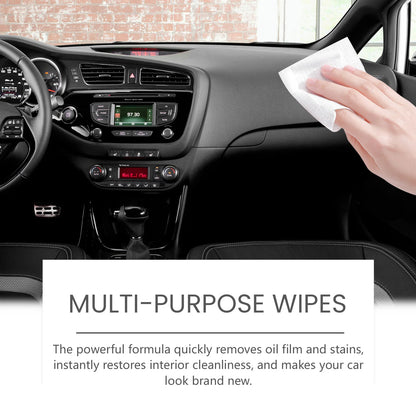Car Interior Cleaning Wipes - 40pcs Multi-Purpose Dashboard Cleaner