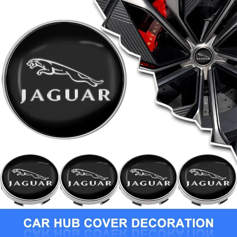 Jaguar Wheel Center Caps 60mm - Hub Cap Covers for All Jaguar Models