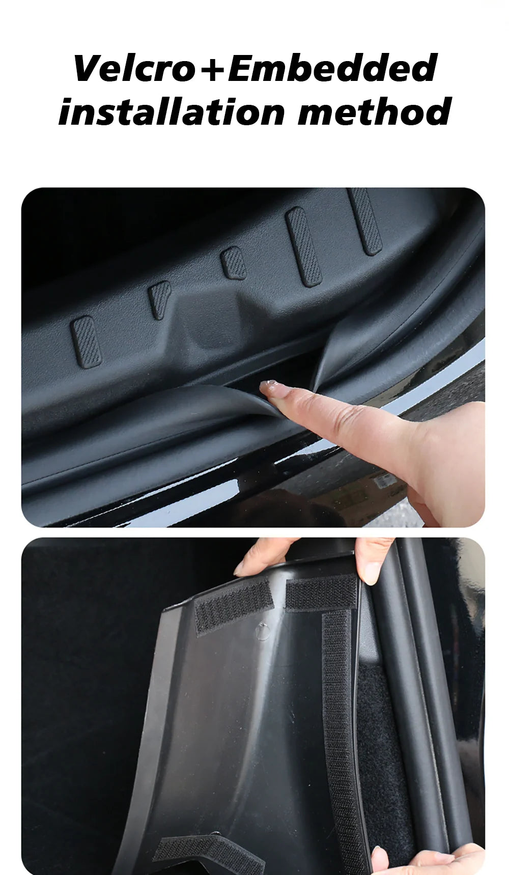 Tesla Model Y Juniper 2025+ Trunk Threshold Strip - TPE Anti-Scratch Protection Lid Cover