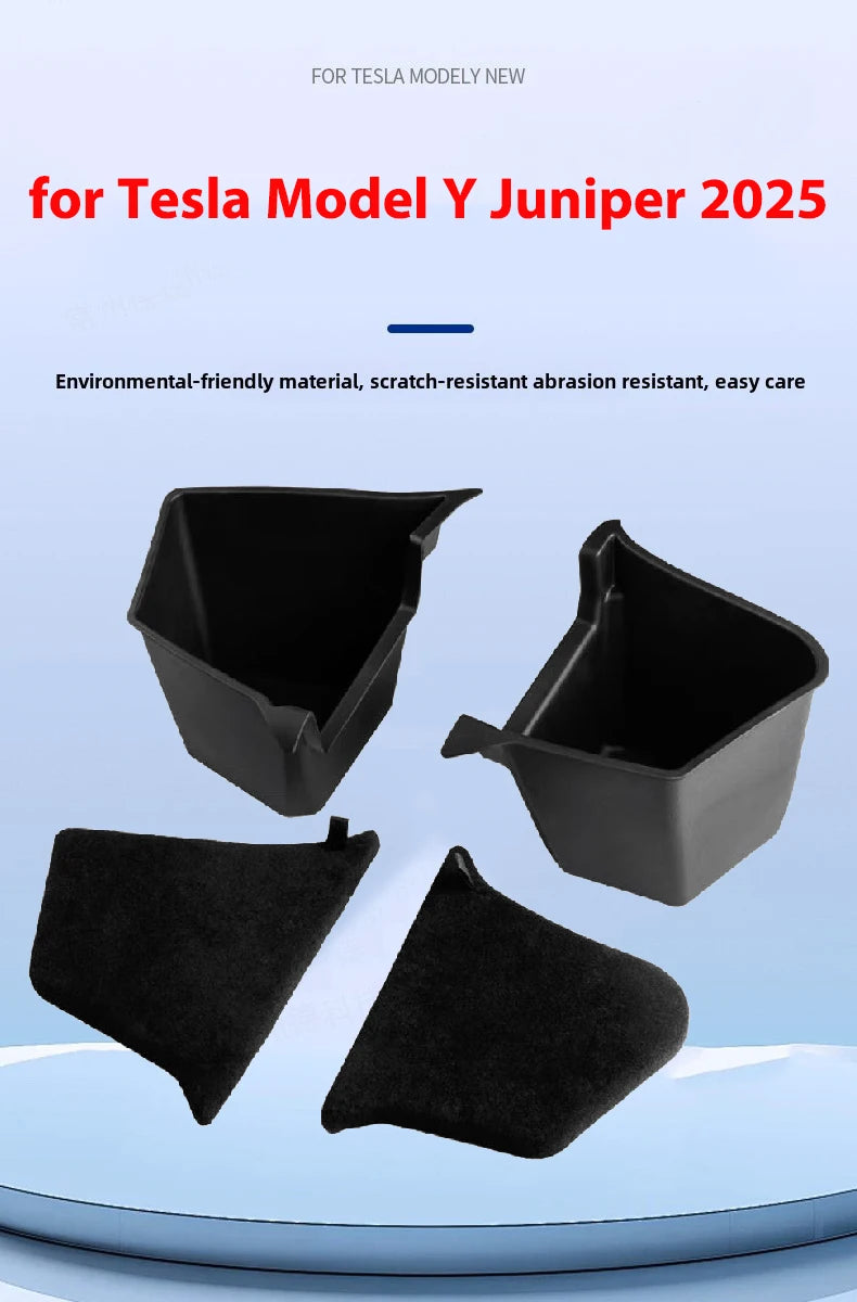 Tesla Model Y Juniper 2025 Trunk Organizer - Premium TPE Storage Solution