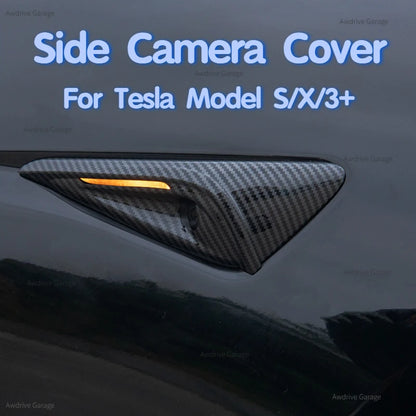 Tesla Model 3 Highland 2024 Yan Kamera Koruyucu Kapak - ABS Lens Koruma