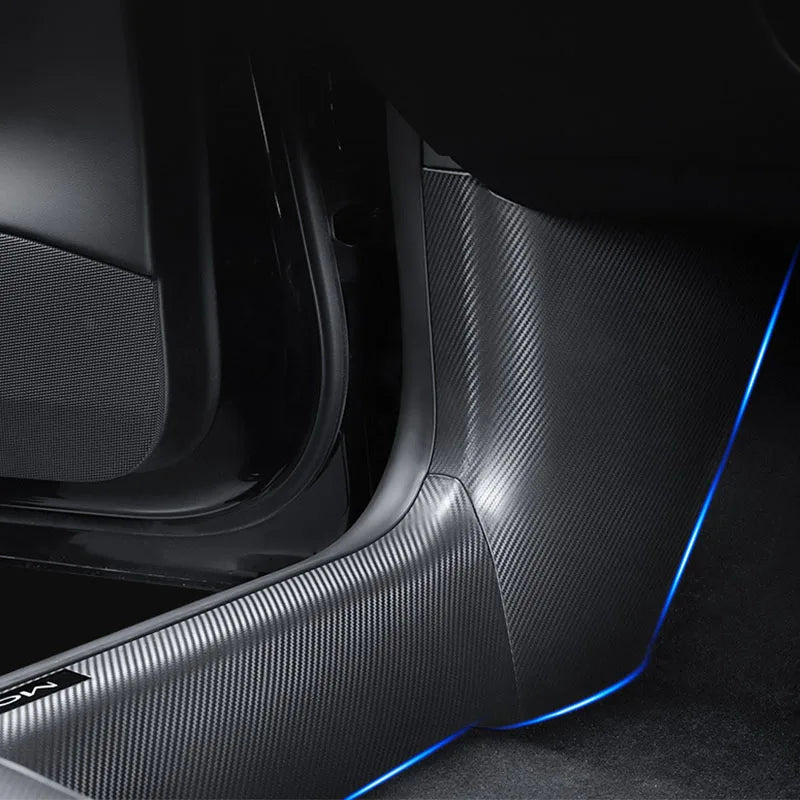Tesla Model 3/Y Door Sill Protector - Anti-Kick Threshold Strip Guard