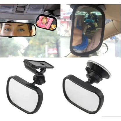 Baby Car Mirror - Adjustable Rear Seat Child Monitor