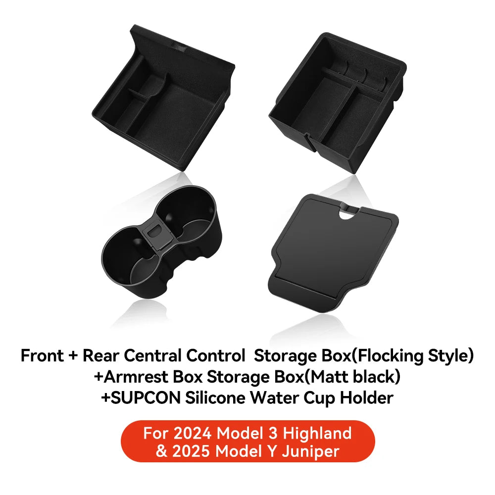 Tesla Model 3 Highland 2024 & Model Y Juniper 2025 Storage Box Set