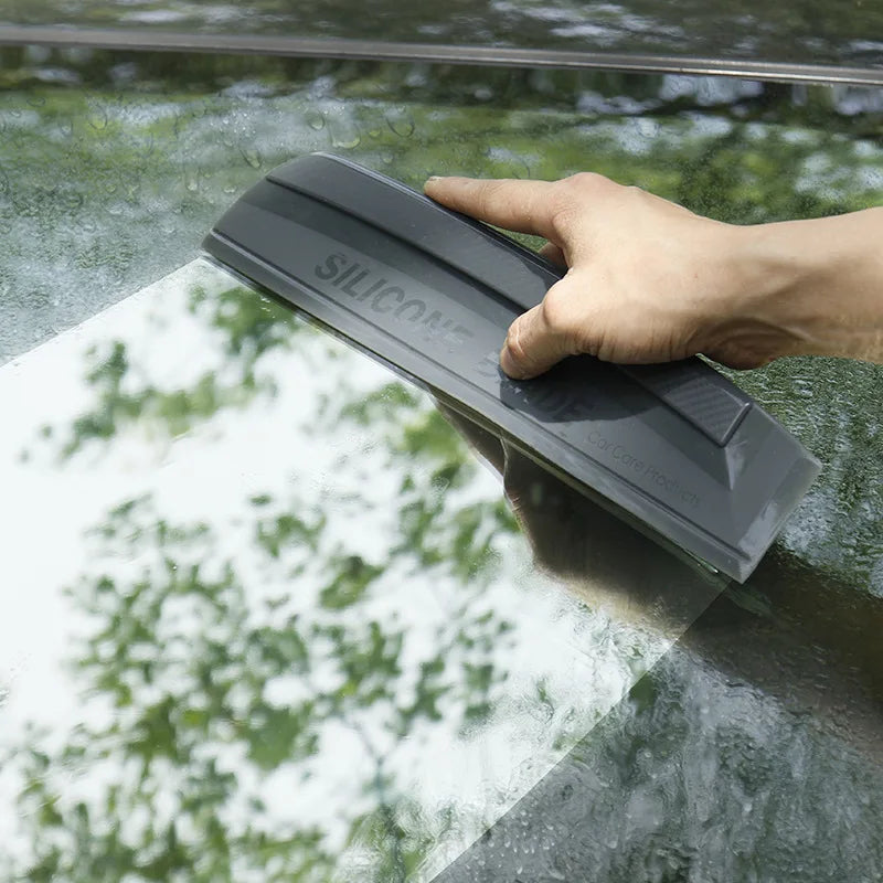 Car Squeegee Tool - Non-Scratch Silicone Window Wiper Blade