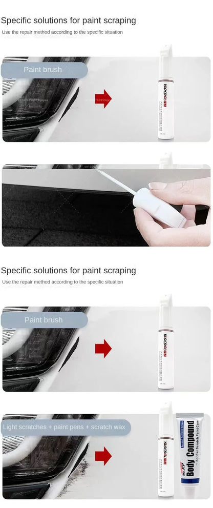 Tesla Paint Touch Up Pen Set - Pearl White & Deep Sea Blue Wheel Repair Kit