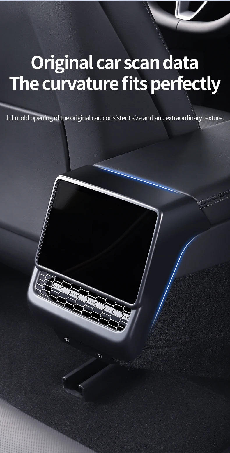 Tesla Model 3 Y Air Outlet Cover - Highland Juniper Rear Console Vent