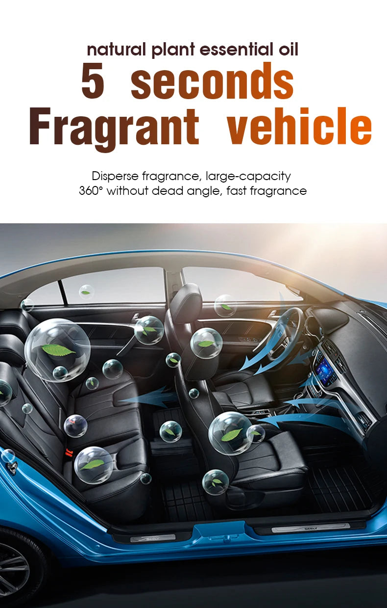 Car Air Freshener Vent Diffuser - Long-lasting Aromatherapy Pendant
