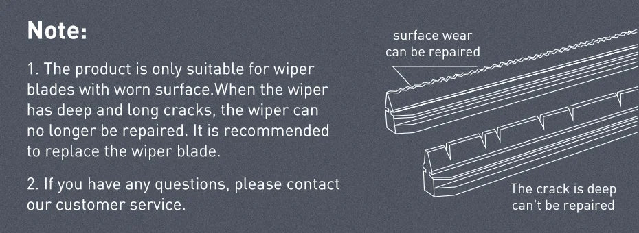 Baseus Car Wiper Blade Repair Kit - Universal Windshield Refurbish Tool