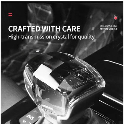 Audi Crystal Gear Shift Head Cover - Type A RS Logo for A4 A5 A6 A7