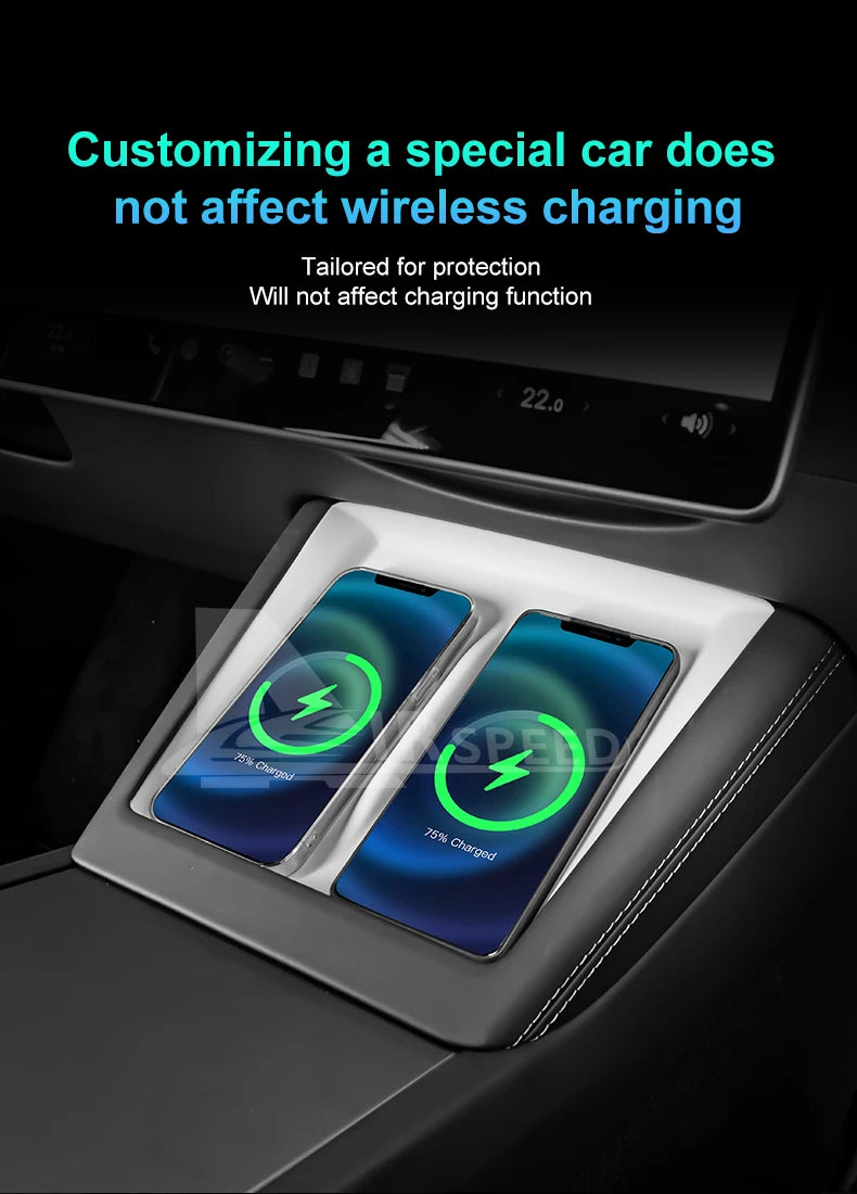 Tesla Model 3 Highland Wireless Charging Pad - Silicone Mat