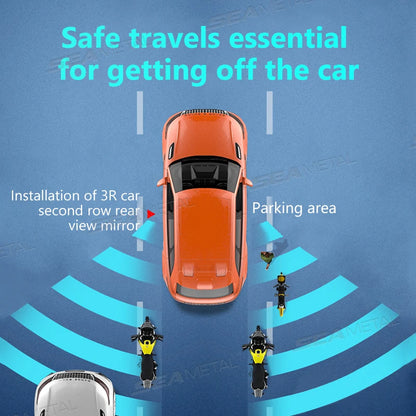 Car Convex Blind Spot Mirrors - Wide Angle 2pcs Set