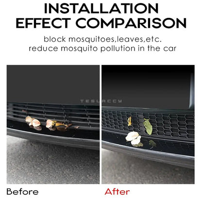 Tesla Model Y Bumper Grille Cover 2020-2025 Anti Insect Dust Protection Kit
