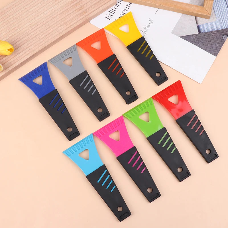 Mini Plastic Ice Scraper - Car Windshield Frost Removal Tool