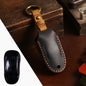Tesla Leather Key Cover - Keychain Holder Case Protector for Model S/3/X Keyless Remote