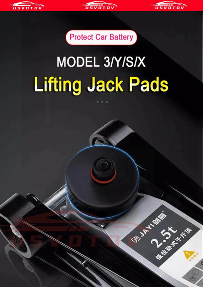 Tesla Lifting Jack Pad - Upgraded Rubber Pucks Adapter Model 3 Y S X