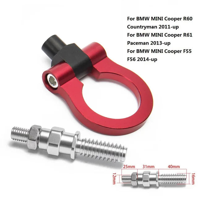Universal Aluminum Towing Hook - JDM Trailer Towbar BMW VW Mercedes