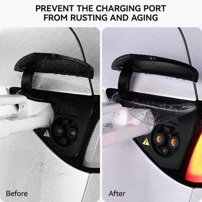 Tesla Model 3/Y Highland Juniper Charger Port Cover - Rainproof Dustproof Protection