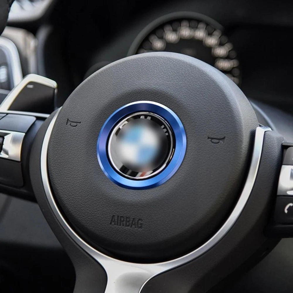 BMW Steering Wheel Circle Sticker - Car Styling Decoration Ring
