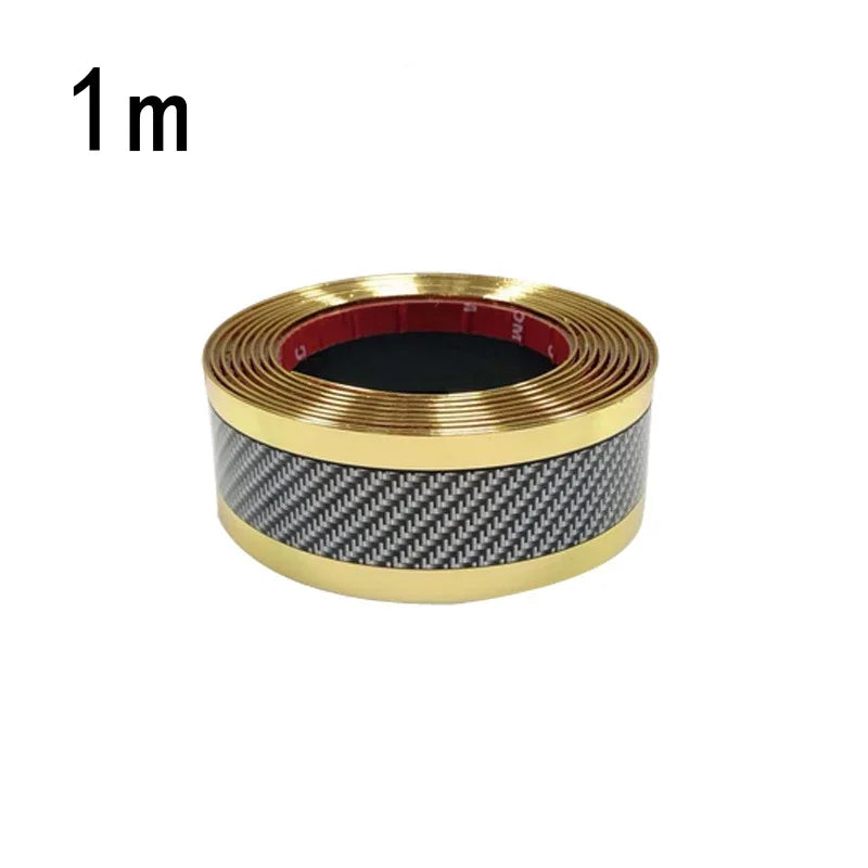 Car Door Sill Protector - Anti-Scratch Threshold Strip Carbon Fiber