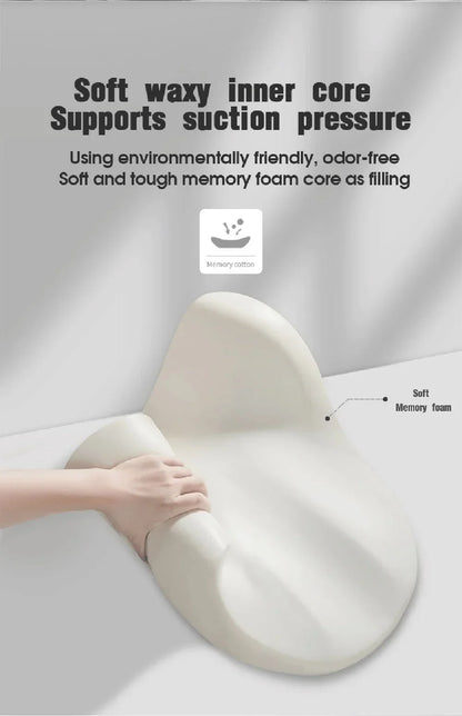 Memory Foam Car Headrest Lumbar Cushion - Universal Comfort Pillow