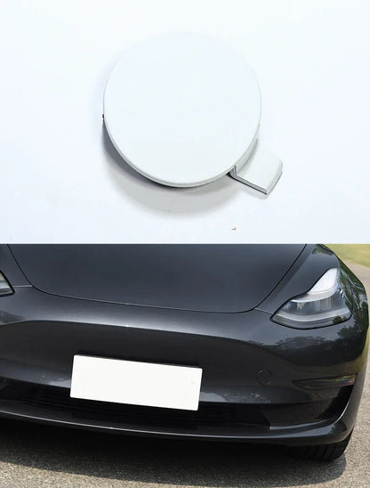 Tesla Model 3 Front Bumper Tow Hook Eye Cover - Trailer Cap Plug 1460701 1084173