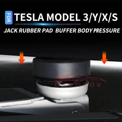 Tesla Lifting Jack Pad - Upgraded Rubber Pucks Adapter Model 3 Y S X
