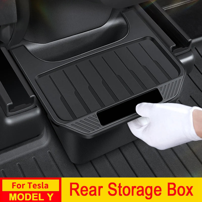 Tesla Model Y Rear Seat Storage Box - Juniper 2025 Organizer Console