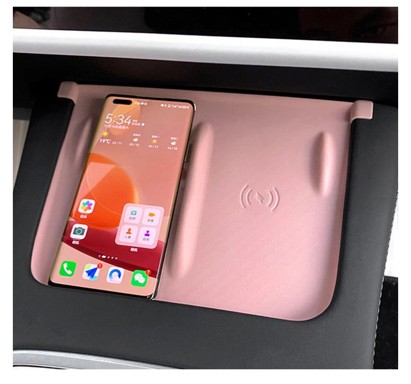 NovaAcc Silicone Wireless Charging Pad - Tesla Model 3 Y 2021-2023