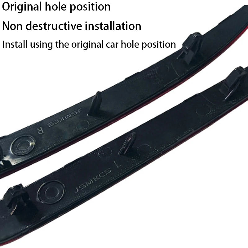 Tesla Model 3/Y/X/S Rear Bumper Reflector - Red Lens Light Cover