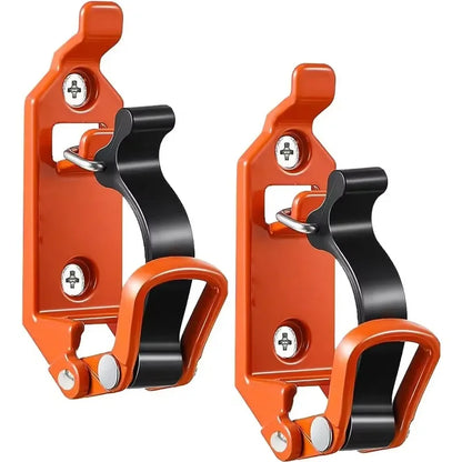 Tool Fixing Bracket Set - Wall Mount Quick Release Clamp 4PCS Black